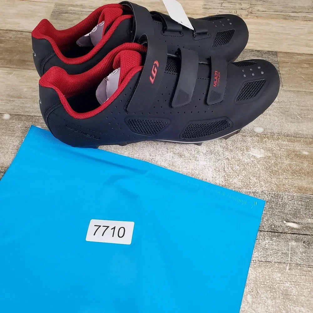 Garneau Multi‎ Air Flex II Cycling Shoes Sz 11.5 EU 46 Black Red